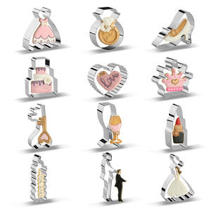 Juego de Moldes para Galletas Antiadherentes de la <span class=keywords><strong>Serie</strong></span> Festiva Surtida, Ideal para Hacer Galletas para Diferentes Temporadas Festivas - Product Image 1