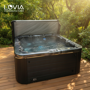 Proveedor de Spas Acrílicos para Exteriores, Jacuzzi Exterior para 6 Personas con Tumbona para Distribuidores, Resorts y Uso Residencial - Product Image 1