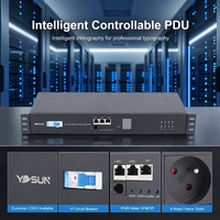 PDU commutée 19 pouces pour montage en rack avec prises françaises et gestion SNMP – Vente en gros directe usine