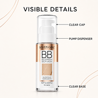 Crème BB Nourrissante SEVEN GIRL Marque Privée, Fond de Teint Liquide Couvrant Hydratant, Crème Correctrice Anti-Imperfections OEM, Vente en Gros