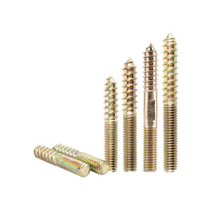 Zinc Plated Double End Self Tapping Wood Screws M4 M5 M6 M8 M10 Flat Round Head Metric Grade A For Wood - Product Image 2