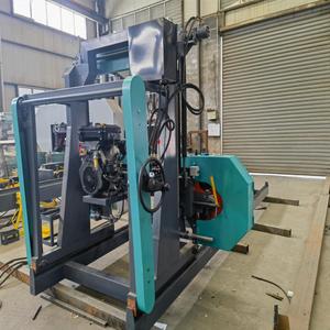 Horizontal Practical Portable High Efficiency Diesel Stable Band Sawmill Wood Cutting Sawmill 35HPLONCIN Gasoline Engine - Product Image 2