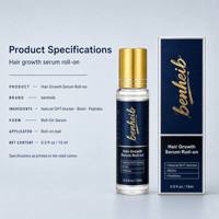Sérum Capillaire Bio Nourrissant 5% pour la Croissance des Cheveux, Anti-DHT, Biotine, Peptides, pour Cuir Chevelu, Cheveux Fins, Hommes et Femmes, Volume Personnalisé, Marque Privée
