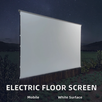 Écran de projection électrique blanc mat noir cristal anti-lumière portable Garantie 1 an Tailles 72 84 92 100 110 120 133 150 16:9