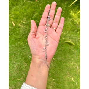 สร้อยข้อมือรูปดาว โลหะผสม สไตล์เกาหลี สดใส หวาน น่ารัก เครื่องประดับมือ ดีไซน์รูปดาวห้าแฉก ฤดูร้อน 2023 - Product Image 2