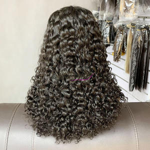 Magnifiques perruques de luxe en cheveux humains de 18 pouces 5*5, perruques naturelles en cheveux humains avec une nature sereine, libérez votre intérieur fashionista - Product Image 4