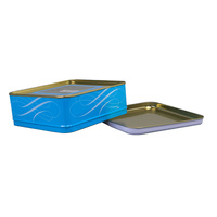 Boîte en fer blanc carrée personnalisée de qualité alimentaire pour biscuits, bonbons, pâtisseries, gâteaux et bougies – Vente en gros