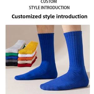 Personalizado 360 impresión teñido Jacquard <span class=keywords><strong>calcetines</strong></span> <span class=keywords><strong>de</strong></span> punto tripulación para fútbol <span class=keywords><strong>Yoga</strong></span> Pilates transfronterizo <span class=keywords><strong>Amazon</strong></span> Comercio exterior pequeña orden - Product Image 2
