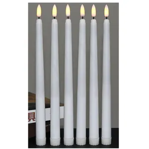 3D bullet rod strip warm white electronic LED candle light flickering flame restaurant bar home party decoration props