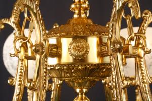 새로운 720*680H 황동 + 유리 6 헤드 고급 샹들리에 - Product Image 3