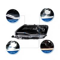 Ensemble de phares de remplacement pour Skoda Rapid 2014-2018, mise à niveau avec lentille de projecteur LED, style cils, clignotant séquentiel DRL