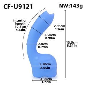 Vibrador de Silicona CF-U9121 con Forma de Trompa de Elefante, Vibración de Alta Frecuencia, Estimulador de Punto G, Masajeador Vaginal, Anal y Clitoriano para Mujeres - Product Image 6