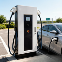 Nuevo Poste de Carga para Vehículos Eléctricos Jinghu para Exteriores, 60kW, Conector CCS2, Montaje en Suelo, Plataforma OCPP Lista para Usar, Resistente a la Intemperie IP54, TA-DC-DD