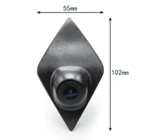170 degrés Fisheye lentille CCD HD Vision nocturne voiture vue avant Logo caméra pour Renault Captur Koleos Modus Clio