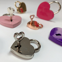 Mini cadenas mignon à prix réduit, cadenas décoratif pour mariage, cadenas pour bagages, porte-manteau