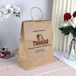 ถุงกระดาษคราฟท์สำหรับใส่อาหารเป็นมิตรกับสิ่งแวดล้อม - Product Image 2