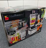 Hoffmans 4800W Pengolah Makanan Tugas Berat HM-2110 Dengan Dua Wadah PC Distributor Afrika Timur Tengah Rantai Pasokan Grosir