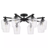 Plafonnier Industriel Vintage E26, Vente en Gros Usine, Luminaire Suspendu Intérieur pour Salon, Chambre, Ferme, Hôtel