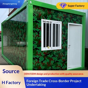 Casa Contenedor para Campamento al Aire Libre, Ensamblable, Móvil, Temporal, para Actividades de Construcción, Combinable y Desmontable - Product Image 1
