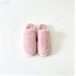 Chaussons d'intérieur et d'extérieur en peluche pour femmes, sandales plates douces en polaire à enfiler, chaussures d'hiver chaudes personnalisables - Product Image 5