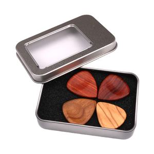 2023 ملحقات جيتار موسيقى Jingying، 4 قطع من الخشب الصلب لاقطات الغيتار + 1 قطعة مجموعة مربعات معدنية لاقط الغيتار - Product Image 1