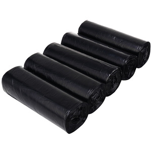 Deli Thickened Garbage Bags 50x60cm 5 Rolls For Kitchen Bathroom Household Use - Product Image 1