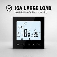 Termostato Inteligente WiFi Tuya 16A, Controlador Digital Programable para Calefacción por Suelo Radiante Eléctrico, Control Remoto, Solución de Calefacción Inteligente