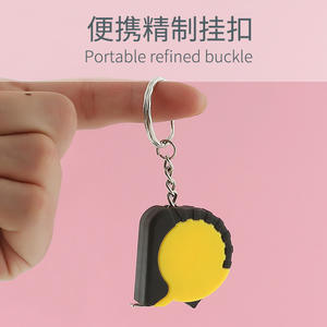 ตลับเมตรเหล็กขนาดเล็ก 1 เมตร แบบม้วนกลับอัตโนมัติ พร้อมพวงกุญแจ พกพาสะดวก ใช้ในบ้าน - Product Image 3