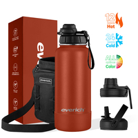 Botellas de Agua de Acero Inoxidable al Vacío de 32 oz en Oferta con Diferentes Termos para Beber Tapa con Cierre y Frasco Ecológico