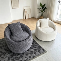 Modhomi Moderner Relaxsessel mit Stauraum, Einzelner Lazy Floor Chair für Wohnzimmer, Heimische Möbel, Sitzsack-Sofa
