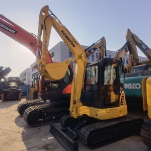 Excavadora Usada Komatsu PC55MR de 5 Toneladas, Motor Original en Buen Estado, Equipo de Construcción para Movimiento de Tierras en Venta - Product Image 4