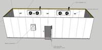 Nouvelle unité de compresseur Copeland 220V chambre froide congélateur frigorifique chambre froide pour hôtels