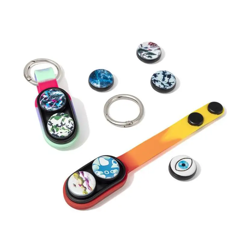 2023 hot Christmas gift Anti Stress Pop Puck Fidget Toy Poppuck Fidget Toy For Adults Hand Spinner custom gift