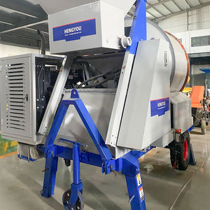 Pompa beton portabel kecil <span class=keywords><strong>Mixer</strong></span> beton seluler hidrolik dengan Pompa - Product Image 3