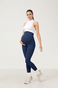 Leggings Premaman Senza Cuciture <span class=keywords><strong>in</strong></span> Nove Colori - Morbidi, Traspiranti, per <span class=keywords><strong>Gravidanza</strong></span>, Allenamento e Yoga - Product Image 3