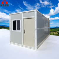 Maison Conteneur Extensible Modulaire Préfabriquée en Acier et Panneaux Sandwich Étanches de 30 Pieds pour Hôtels, Appartements et Villas