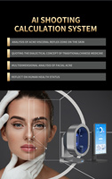 Analyseur intelligent de peau et de cuir chevelu Ai, équipement de diagnostic cutané par imagerie spectrale 9 spectres, analyseur de peau numérique 3D