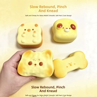 Jouet Squishy Animal en PU à Remontée Lente, Anti-Stress et Décompression, pour Adultes Unisexe, Vente en Gros, Province du Zhejiang