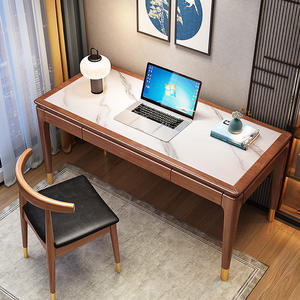 Nouveau bureau en bois massif de style chinois, modèle 819, pour petits appartements, usage domestique, étude, écriture, luxe léger, <span class=keywords><strong>ordinateur</strong></span> - Product Image 4