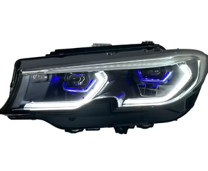ไฟหน้าเลเซอร์คุณภาพสูง 6000K สีเหลือง ขาว อำพัน พร้อมไฟ DRL สำหรับรถยนต์ซีรีส์ 3 รุ่น G20 G28 M340i M330i 12V - Product Image 4