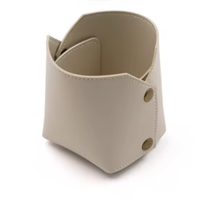 Plateau de rangement en cuir PU tressé, design classique, marque YY, détachable, multifonction, pliable, pour la maison - Vente en gros - Product Image 6