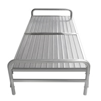 Tragbares, Wasserdichtes Verstellbares Klappbett aus Edelstahl – Stabiles Faltbett für Nickerchen, Outdoor-Camping, Schlafzimmer, Krankenhauspflege und Zuhause