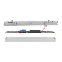 Luminaire LED Industriel Étanche IP65 avec Capteur, Anti-Vapeur, pour Garage Souterrain et Métro, Certifié CE