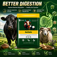 SAIK RED BULL OEM/ODM Enzymes et vitamines de qualité alimentaire pour bovins et ovins, stimulateur de croissance, supplément d'engraissement, renforceur d'immunité