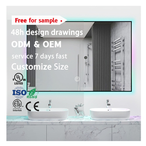 Khách sạn màn hình cảm ứng LED Bath thông minh gương RGB dải ánh sáng cho phòng tắm tạo nên ánh sáng Led Gương - Product Image 1