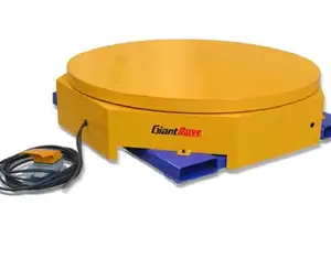 1.5T China Manufacturer Ground Pit Mounted Electric Rotary Lift Platform With Round Turning Rotating Table, Rotating Platform