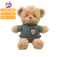 CPC EN71 kustom mainan mewah OEM ODM lembut beruang Teddy Anime kartun maskot boneka hewan boneka produsen