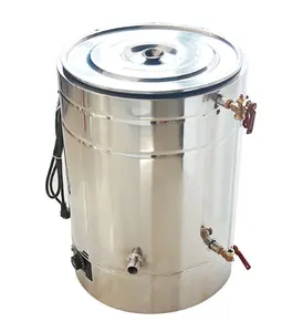 Wax Melter Honey Storage Tank Stainless Steel Storage Tank with Heater Honey Bucket Pail