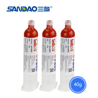 Colle rouge adhésive de résine époxyde de SMT à hautes températures pour le pochoir de carte PCB de correction de SMD LED imprimant la colle rouge