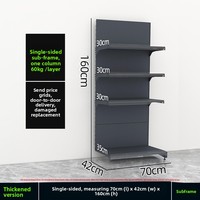 Estantes de Exhibición de Pared Multiusos Ligeros para Supermercados, Tiendas de Conveniencia y Tiendas de Aperitivos